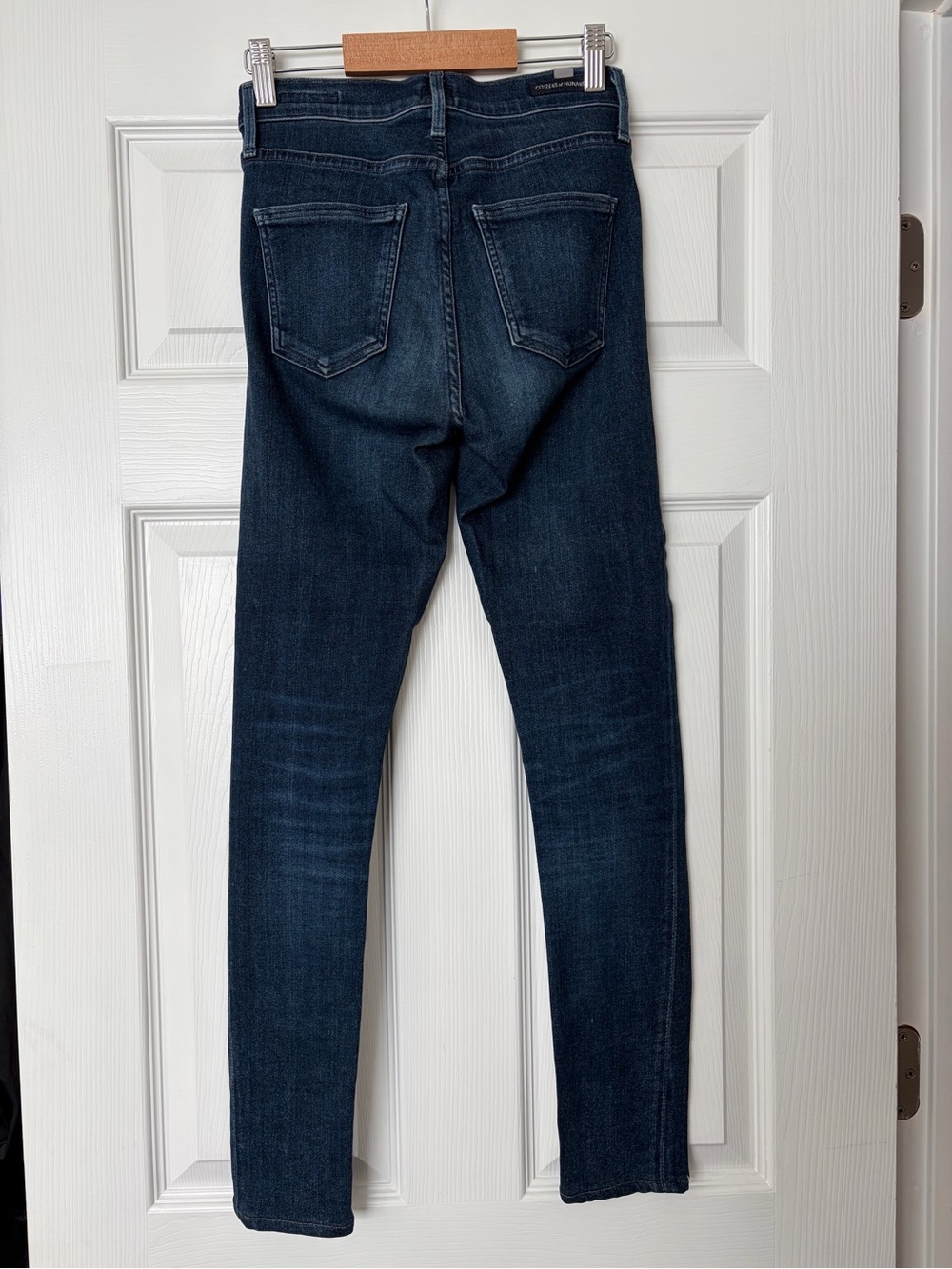 Citizens of Humanity Rocket High Rise Skinny Jeans Blue Waist 24 - Picture 4 of 4